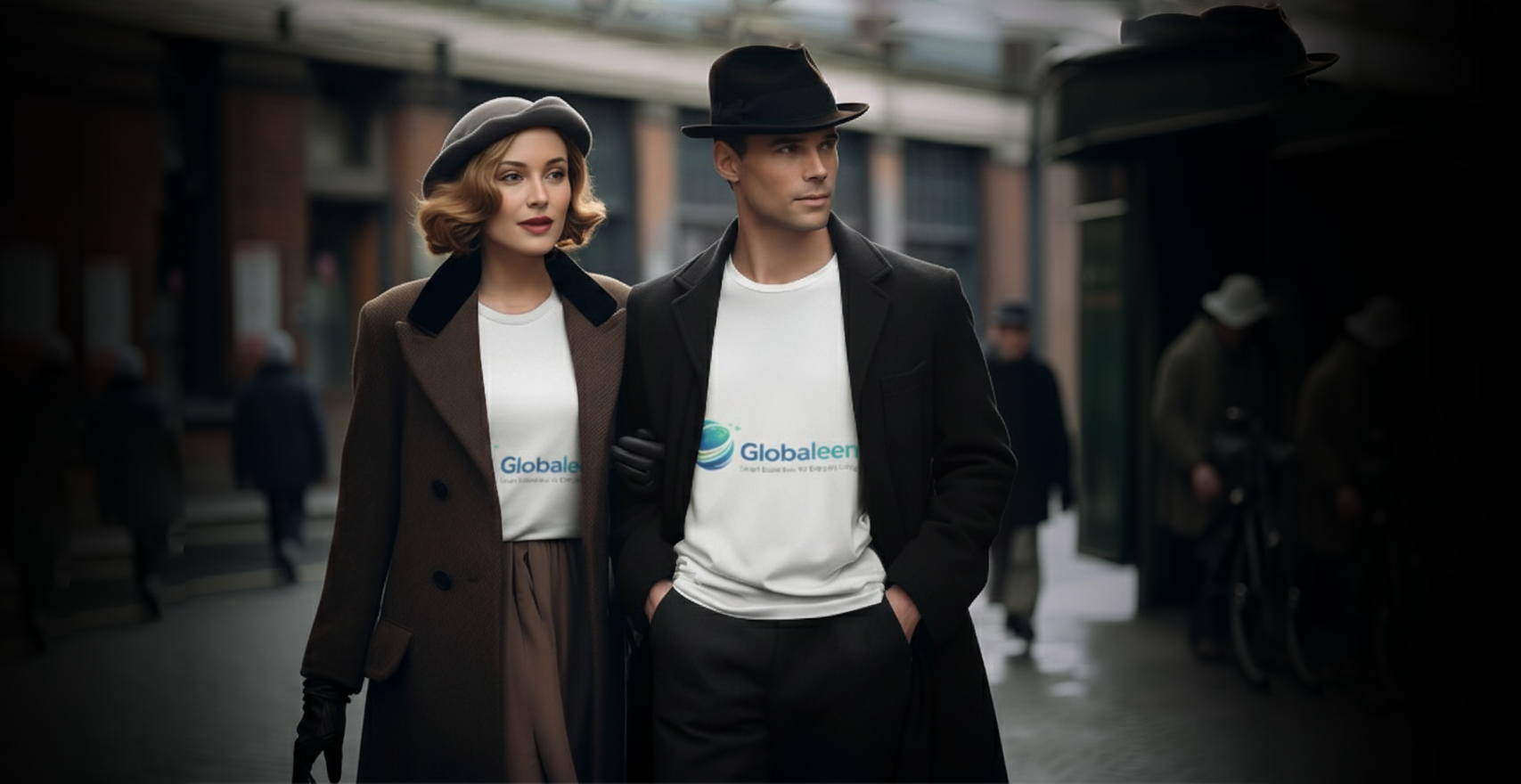 Globaleen Wearable Expression banner featuring premium print-on-demand apparel for everyday style